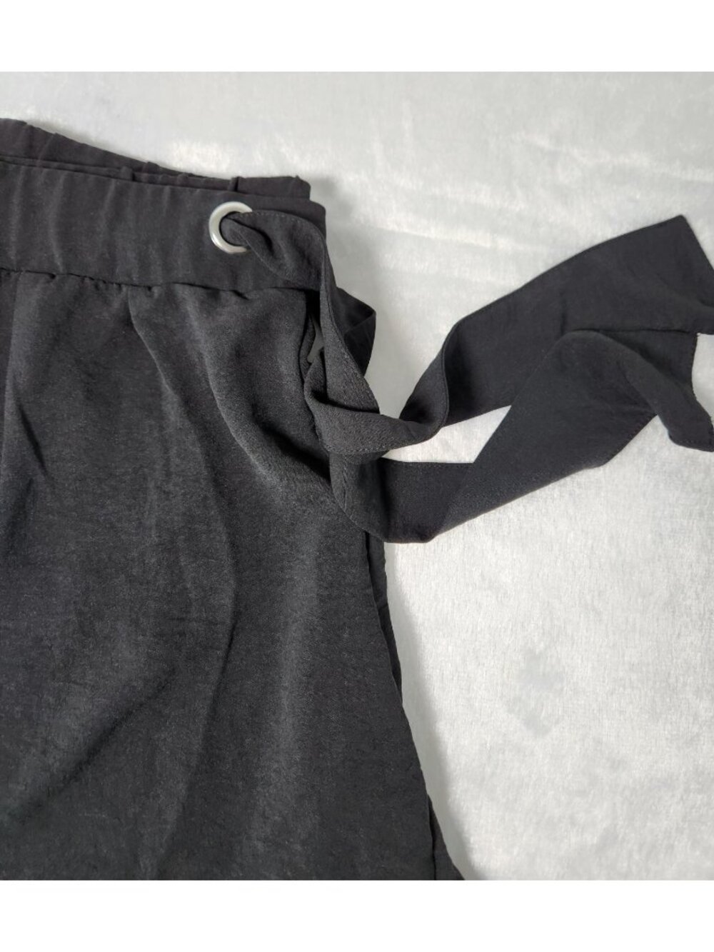Retrology Women Black Drawstring Short Medium Resortwear Summer - Picture 6 of 6